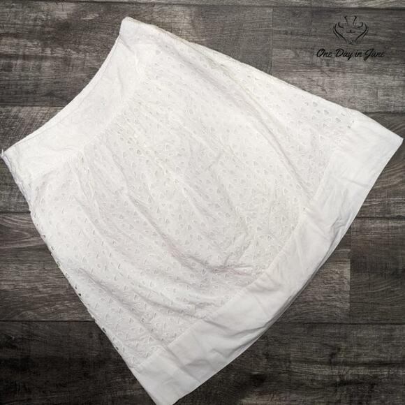 East 5th Women's Layered Textured Midi Skirt Size 8 - Picture 5 of 5